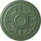 Ekena Millwork Tellson Ceiling Medallion (Fits Canopies up to 6 3/4"), 30 5/8"OD x 2 1/2"P, Athenian Green CM30TEAGF - alternate 1
